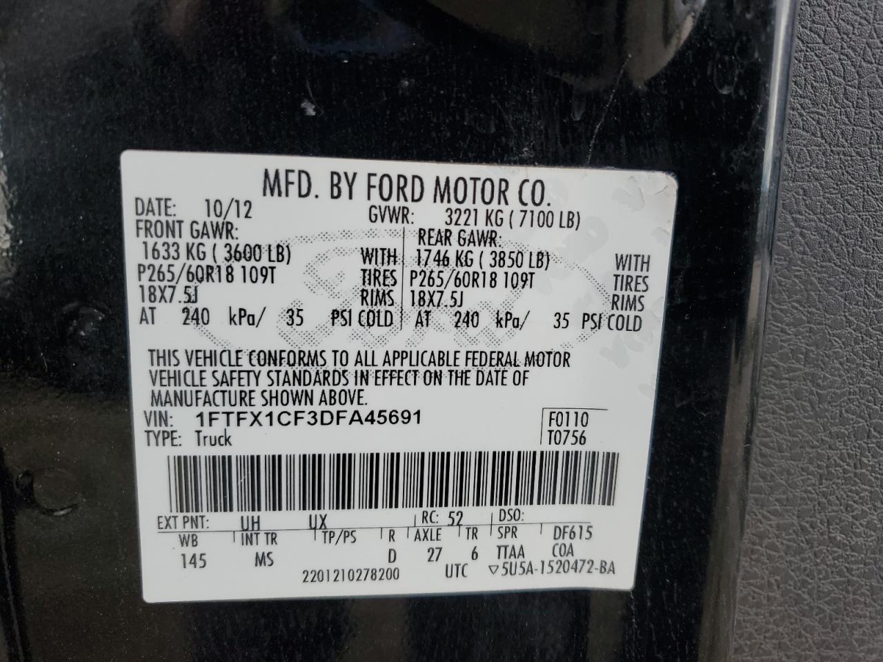 2013 FORD F-150