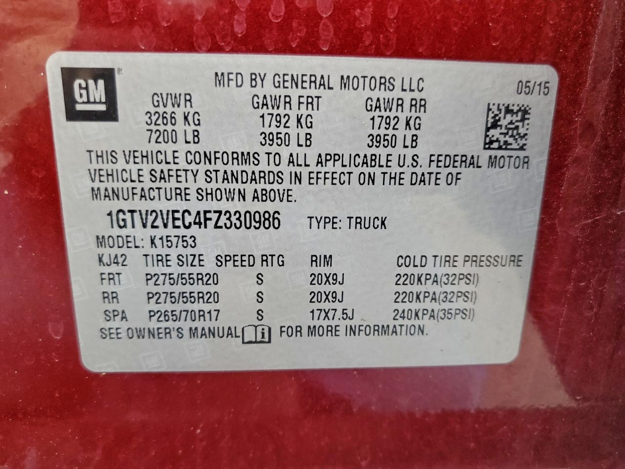 2015 GMC Sierra