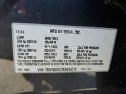 2025 TESLA MODEL Y
