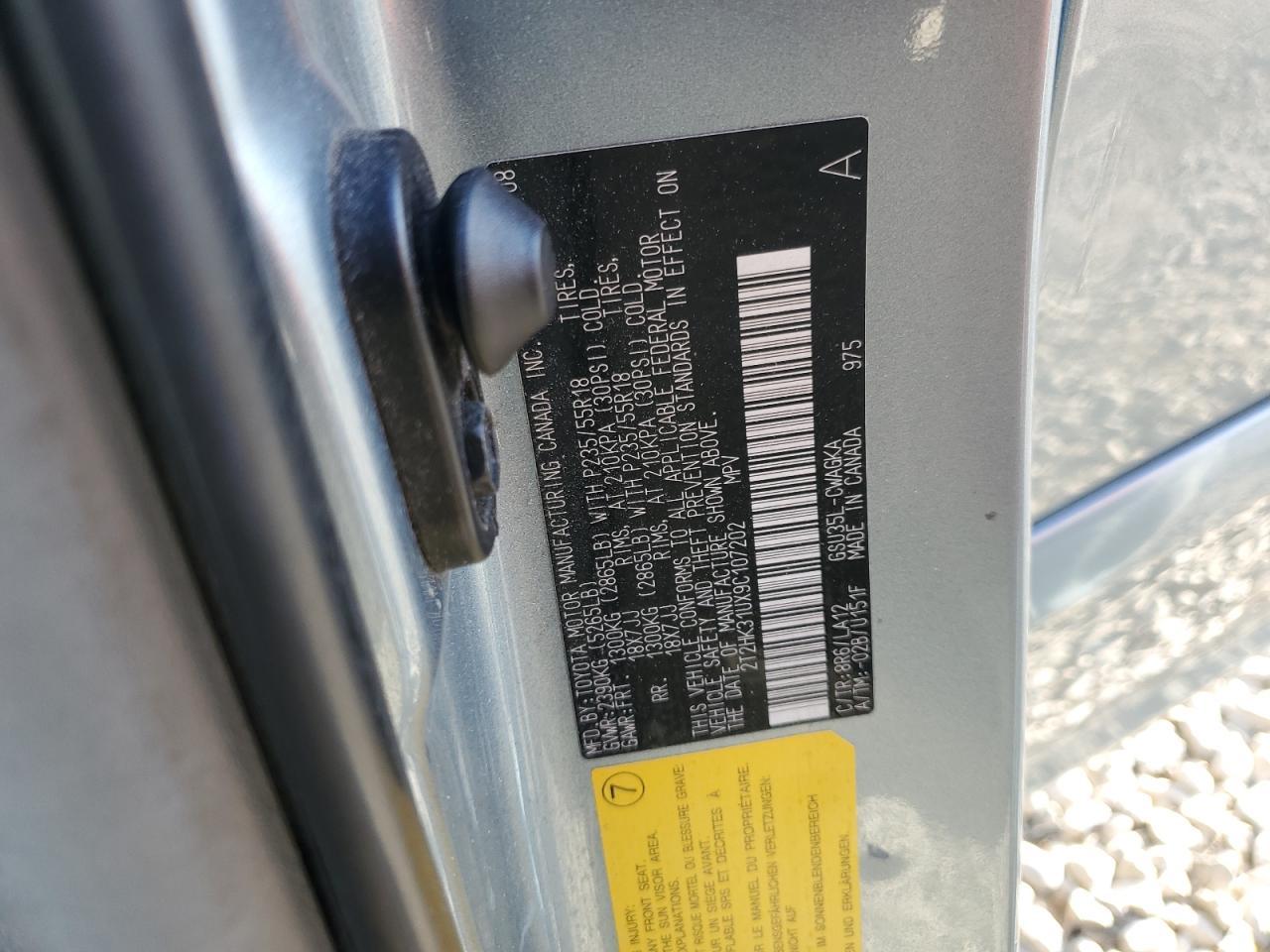 2009 LEXUS RX 350