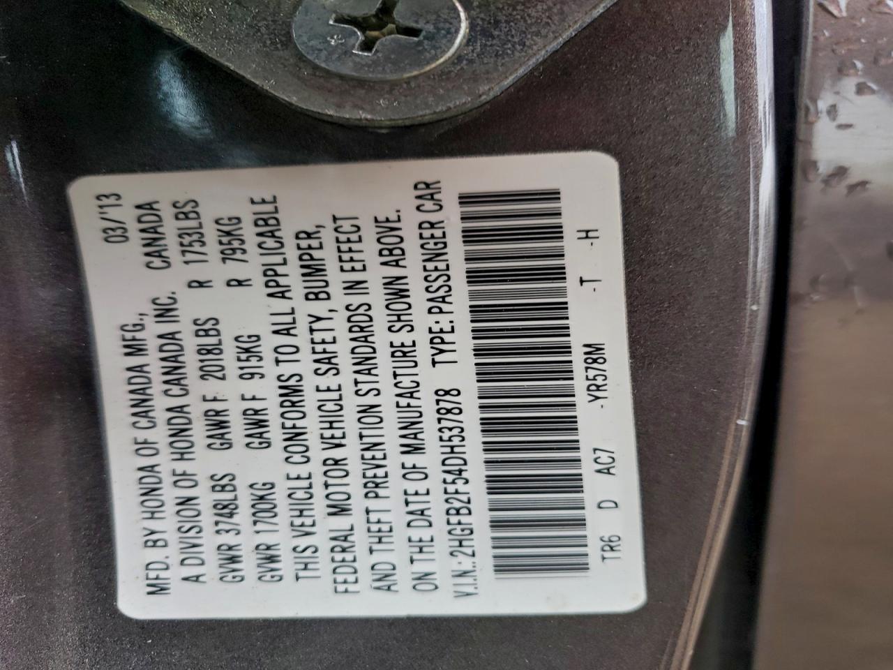 2013 HONDA CIVIC