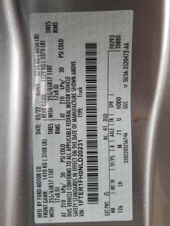 2022 FORD RANGER