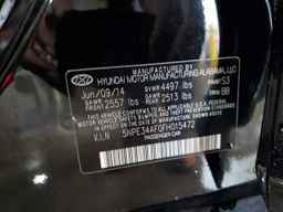 2015 HYUNDAI SONATA