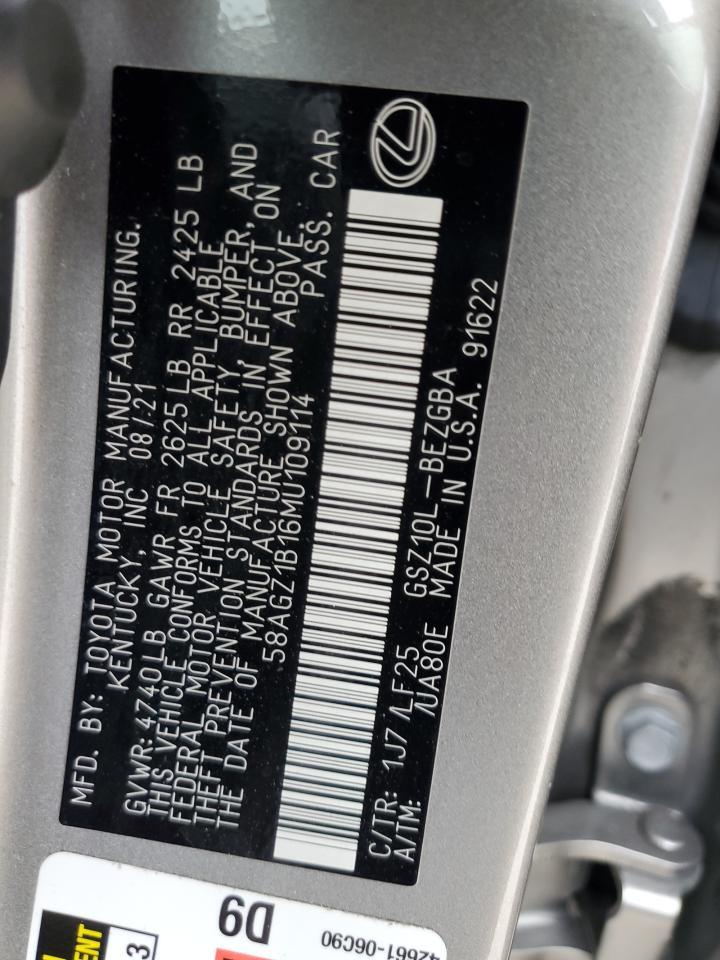 2021 LEXUS ES 350