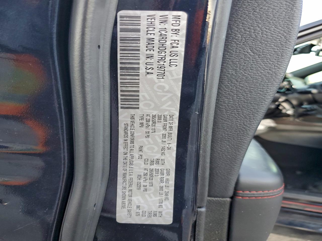 2024 DODGE DURANGO