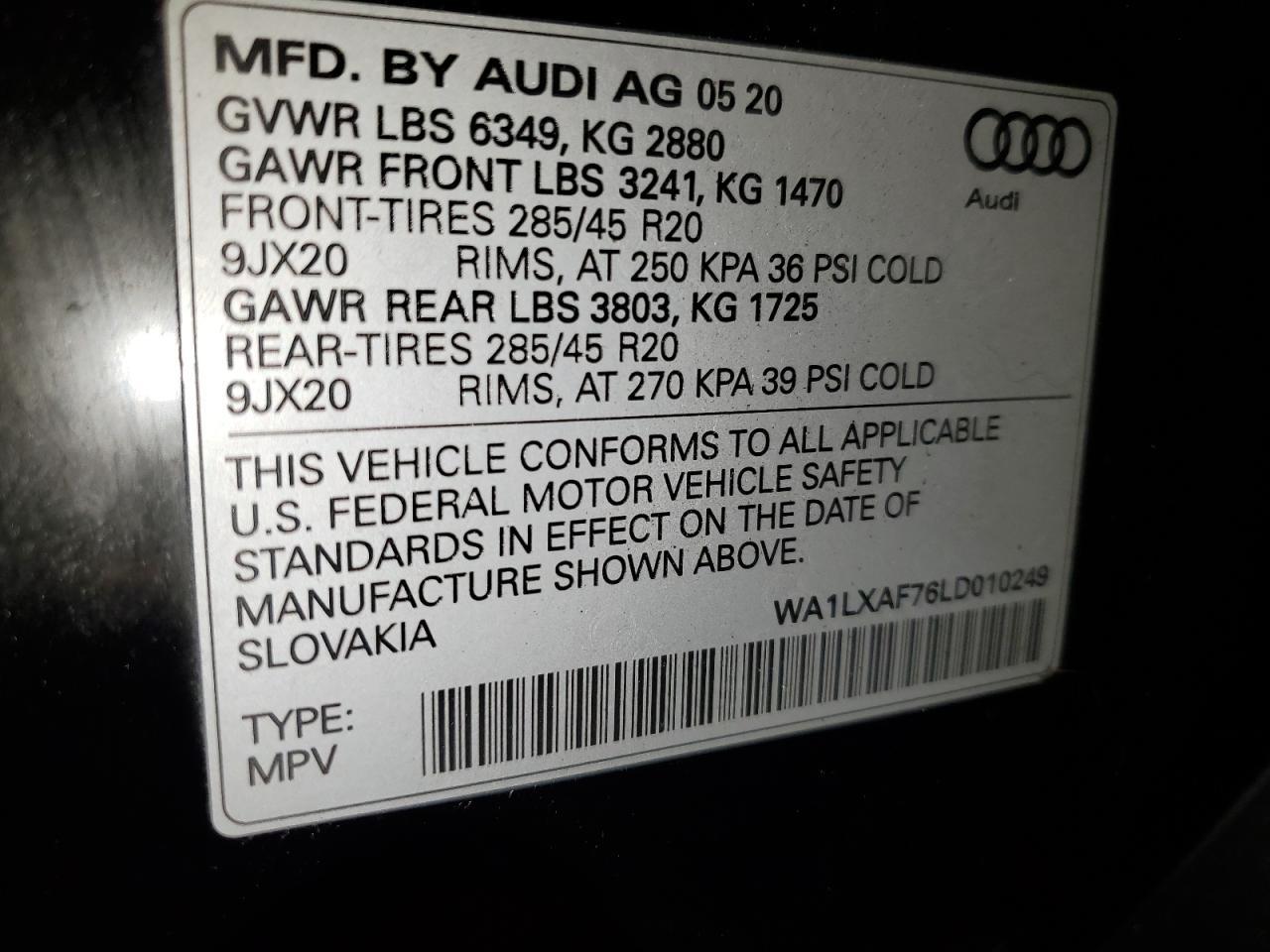 2020 AUDI Q7