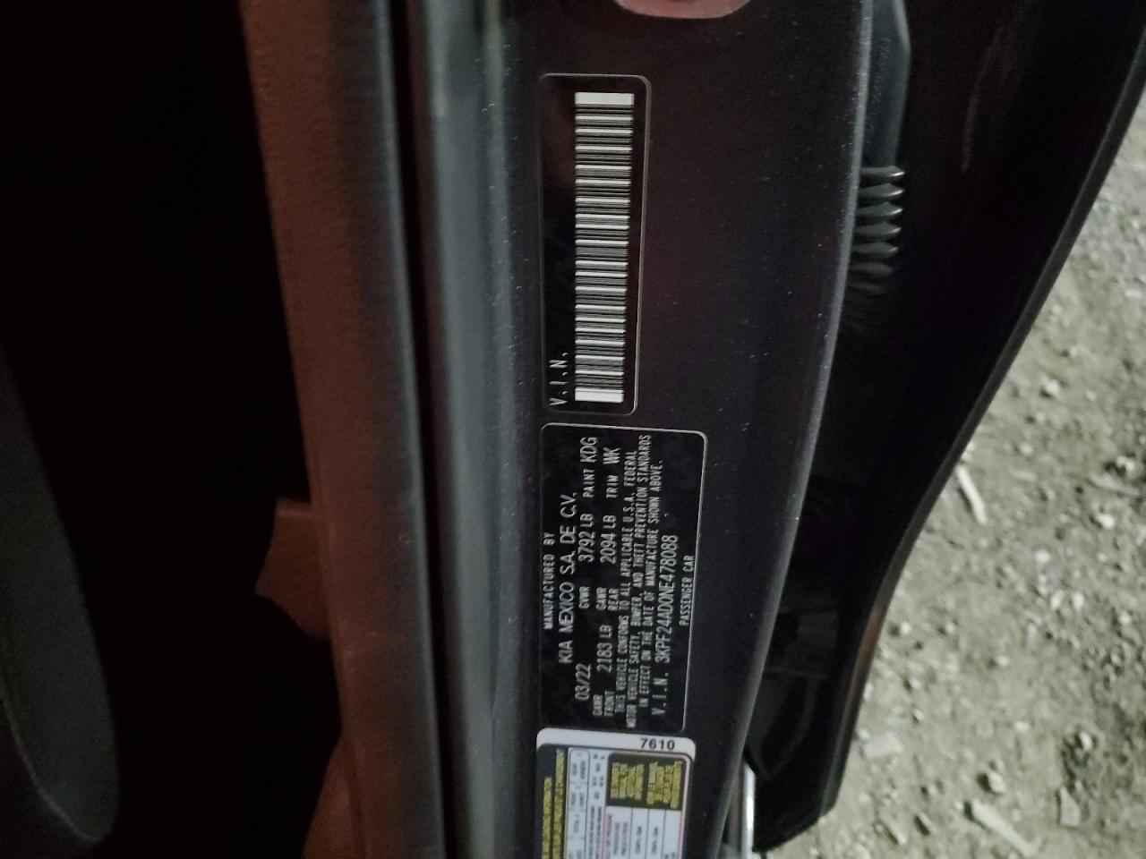 2022 KIA FORTE