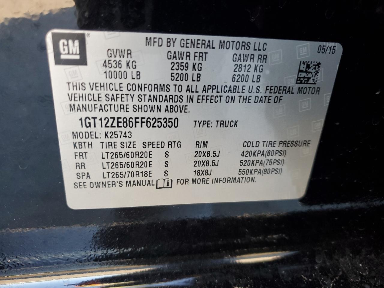 2015 GMC Sierra