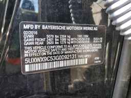 2016 BMW X3