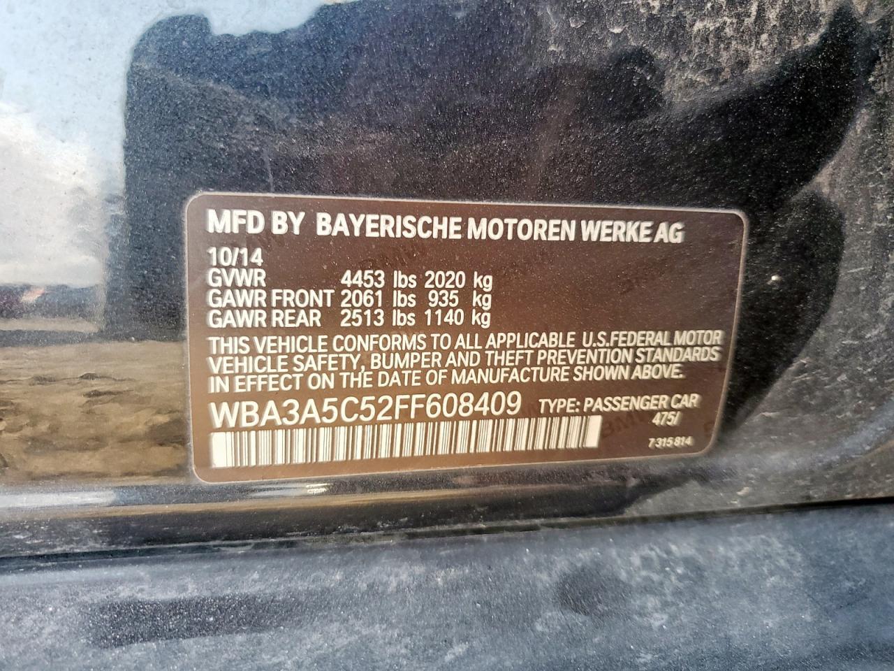 2015 BMW 3 SERIES