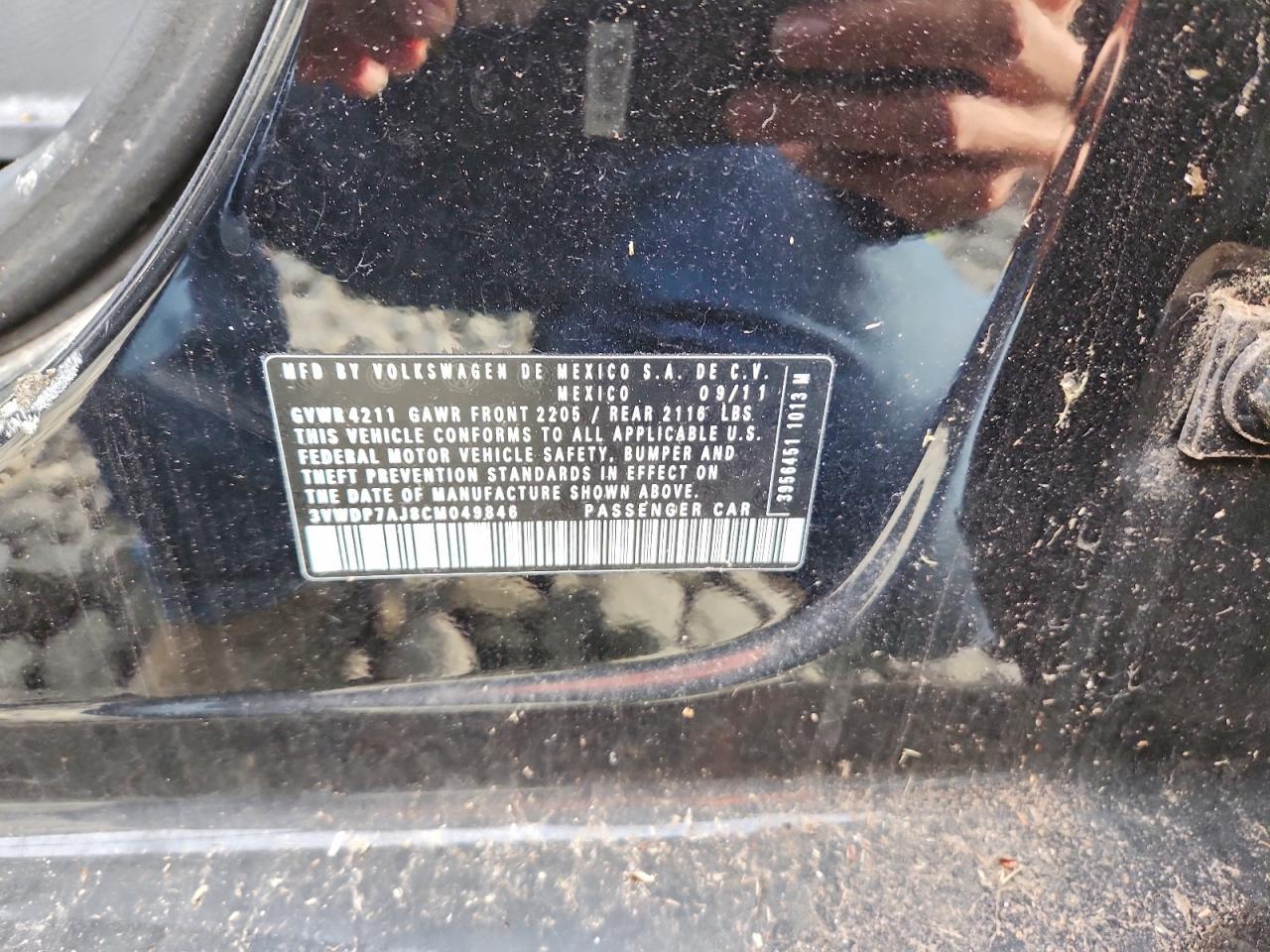 2012 VOLKSWAGEN JETTA