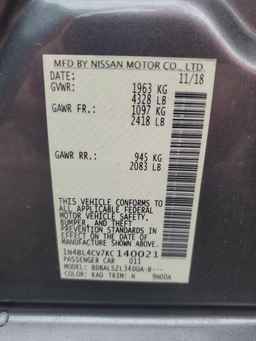 2019 NISSAN ALTIMA