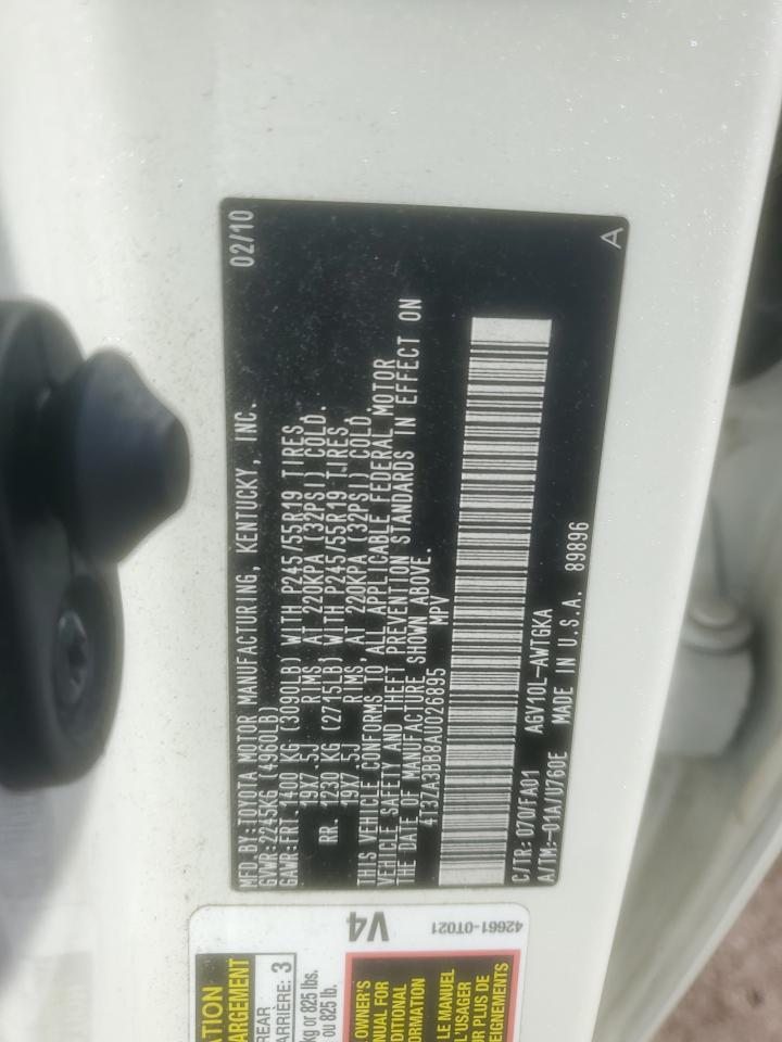 2010 TOYOTA VENZA