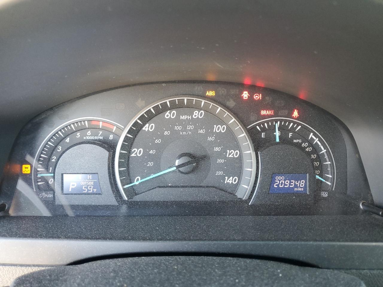 2012 TOYOTA CAMRY