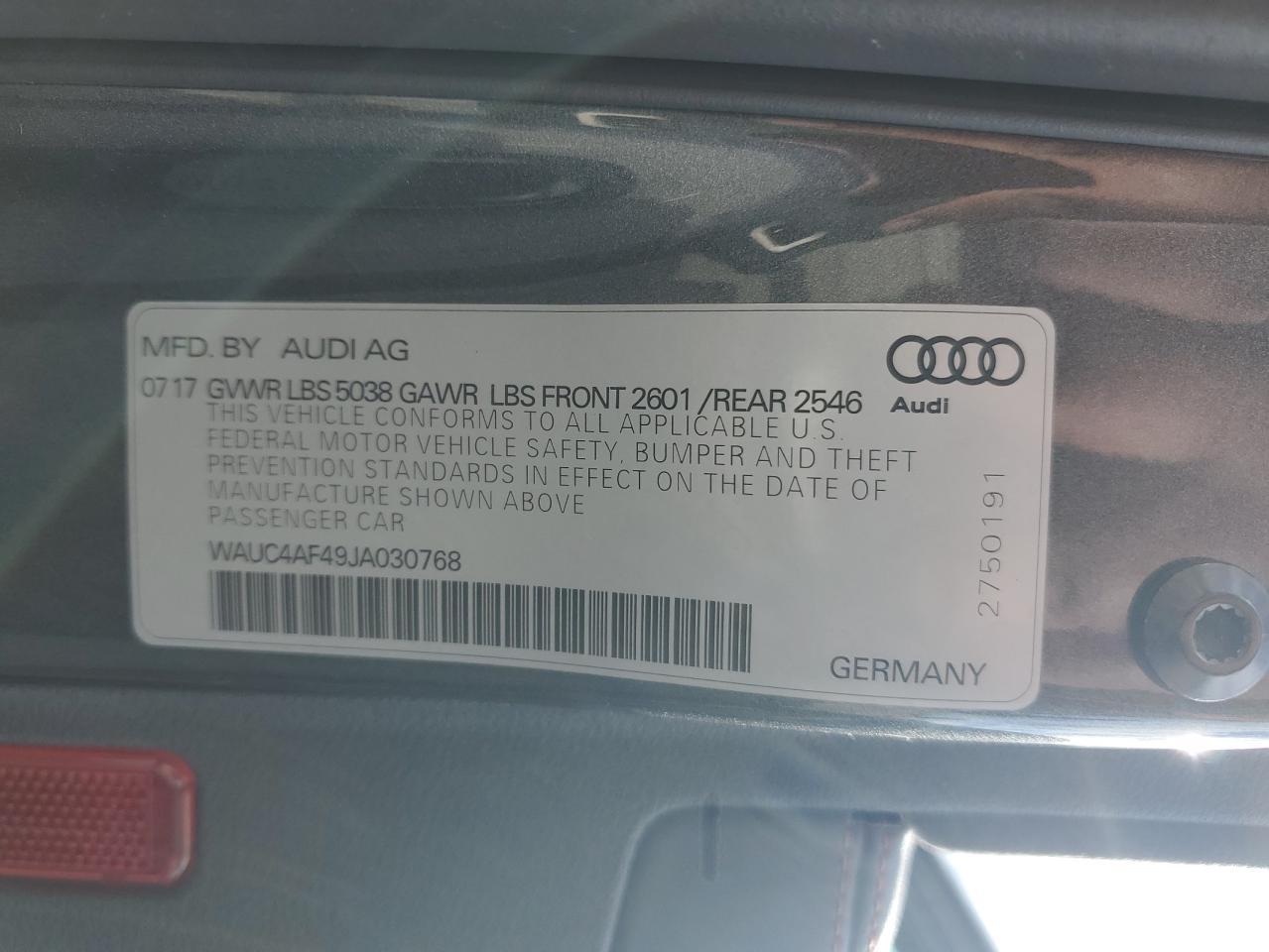 2018 AUDI S4