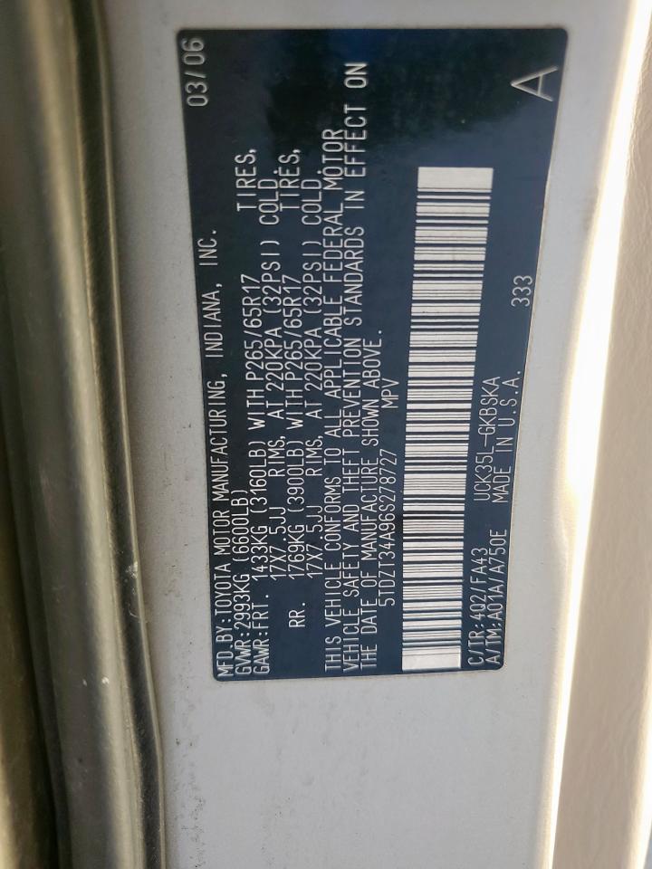 2006 TOYOTA Sequoia