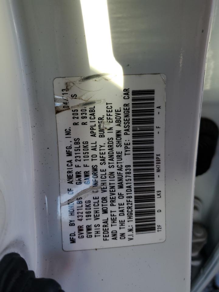 2013 HONDA ACCORD