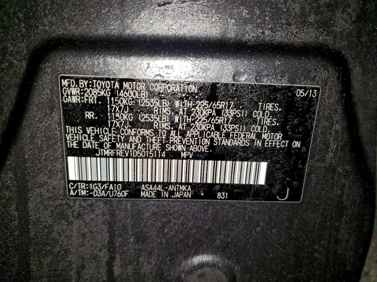 2013 TOYOTA RAV4