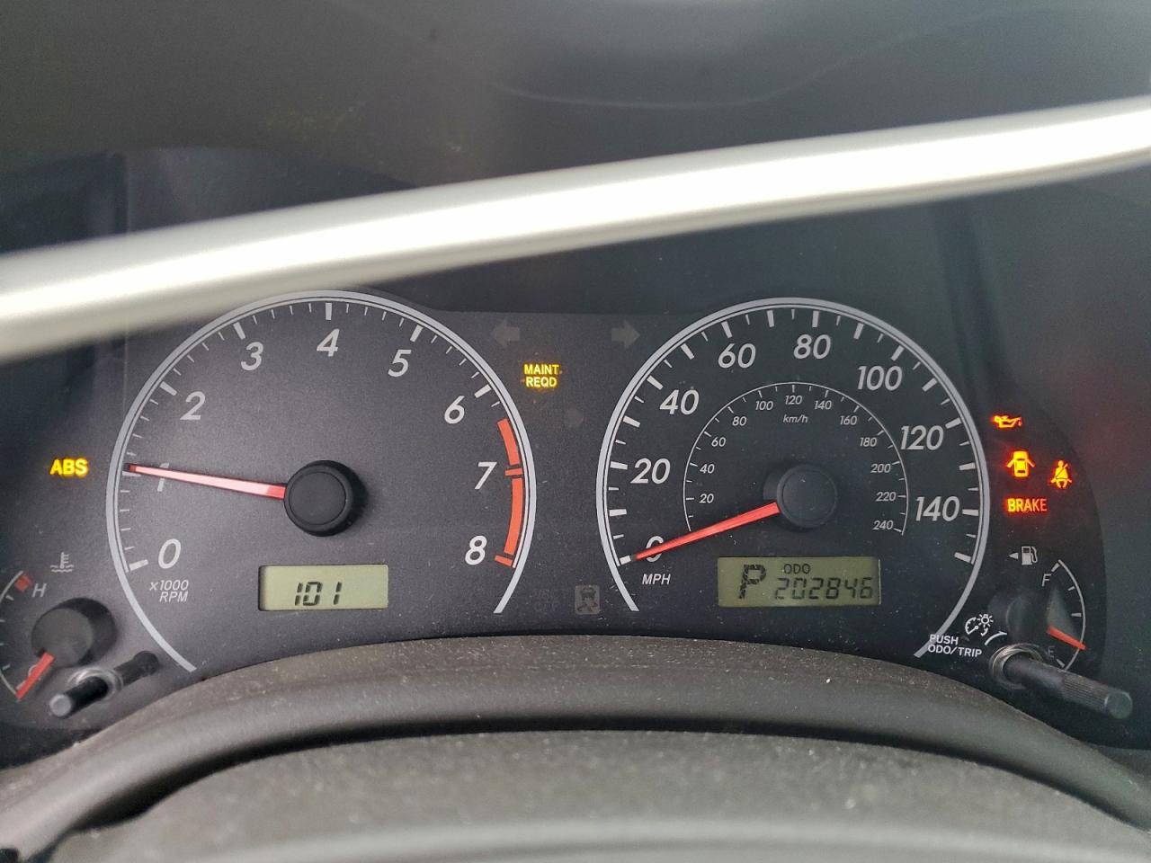 2009 TOYOTA COROLLA