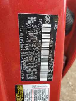 2007 TOYOTA CAMRY