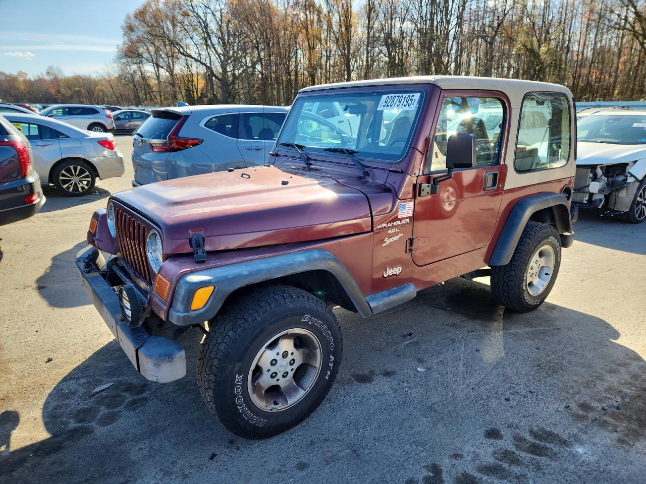 2001 JEEP WRANGLER