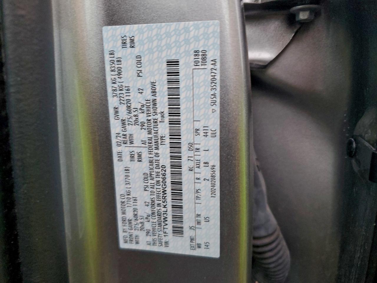 2024 FORD F-150 Lightning