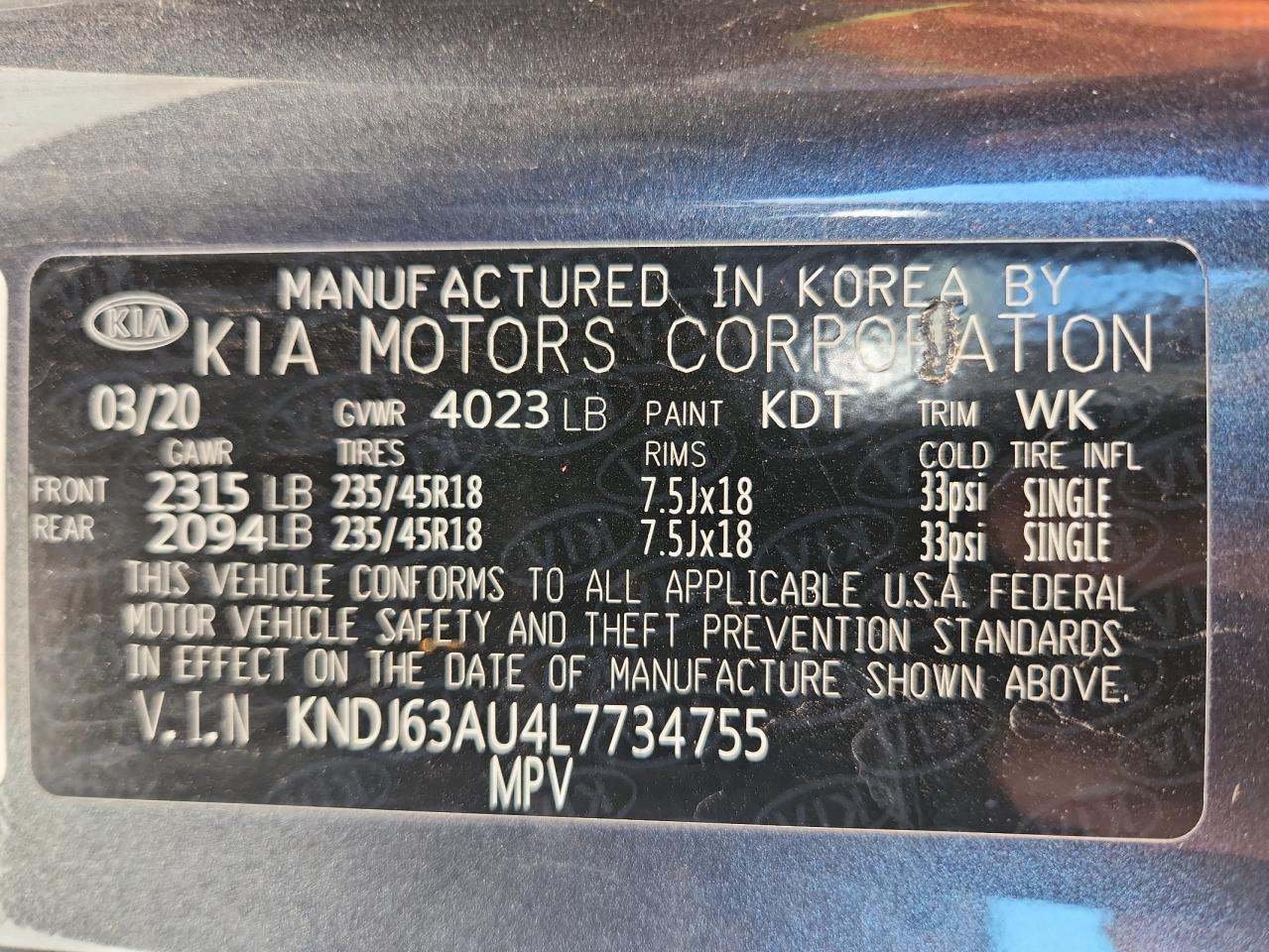 2020 KIA SOUL