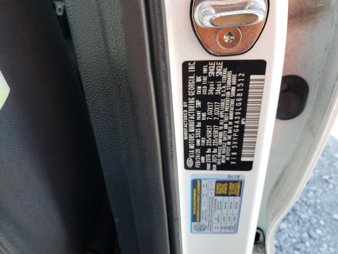 2020 KIA SORENTO