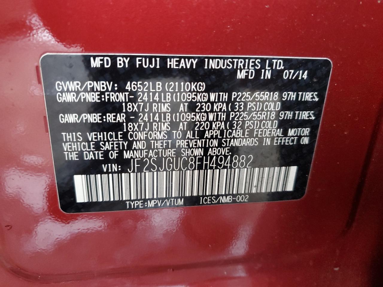 2015 SUBARU FORESTER