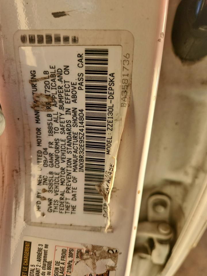 2005 TOYOTA COROLLA