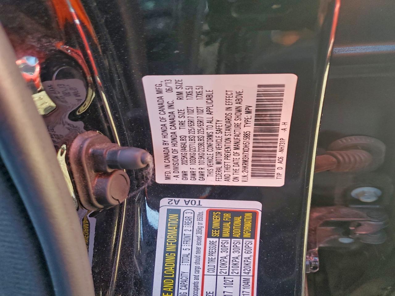 2013 HONDA CR-V