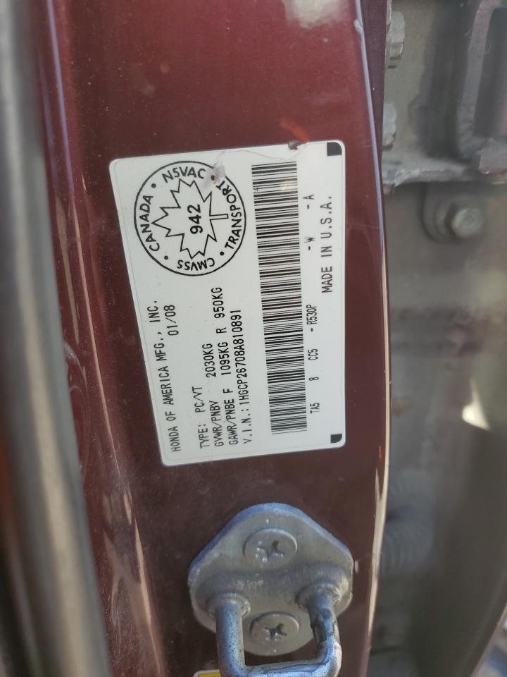 2008 HONDA ACCORD