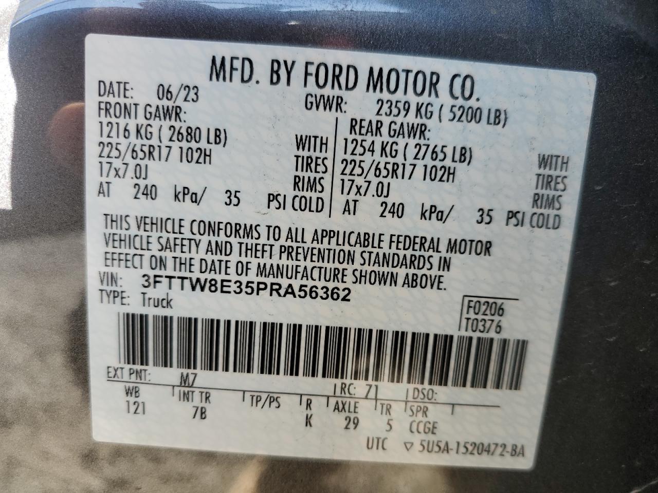 2023 FORD Maverick