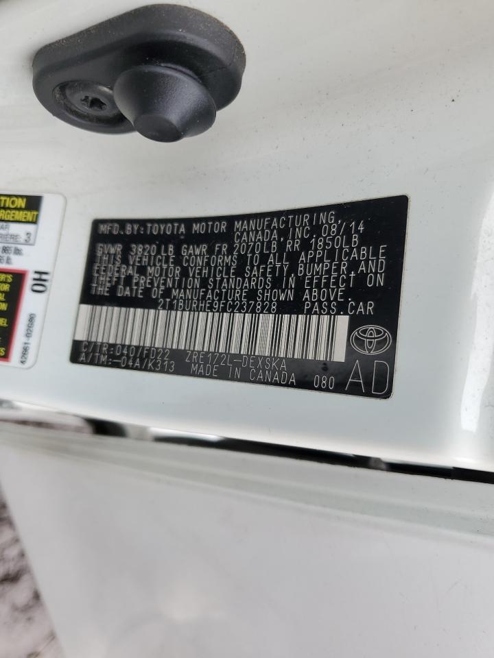 2015 TOYOTA COROLLA