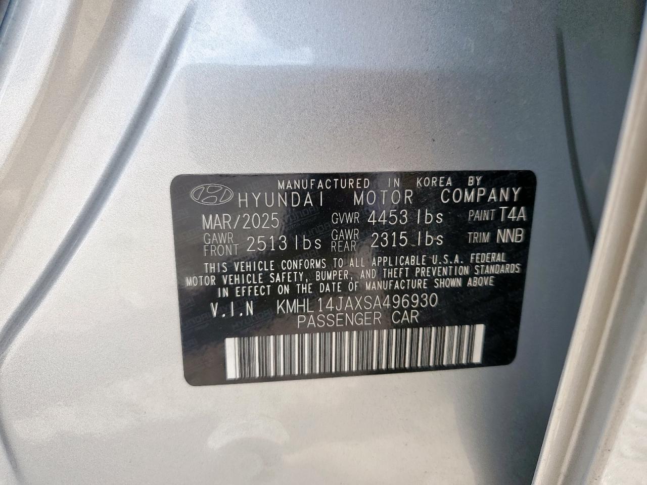 2025 HYUNDAI SONATA