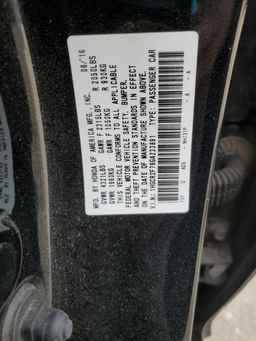 2016 HONDA ACCORD