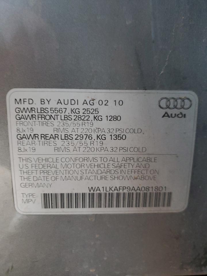 2010 AUDI Q5