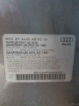 2010 AUDI Q5