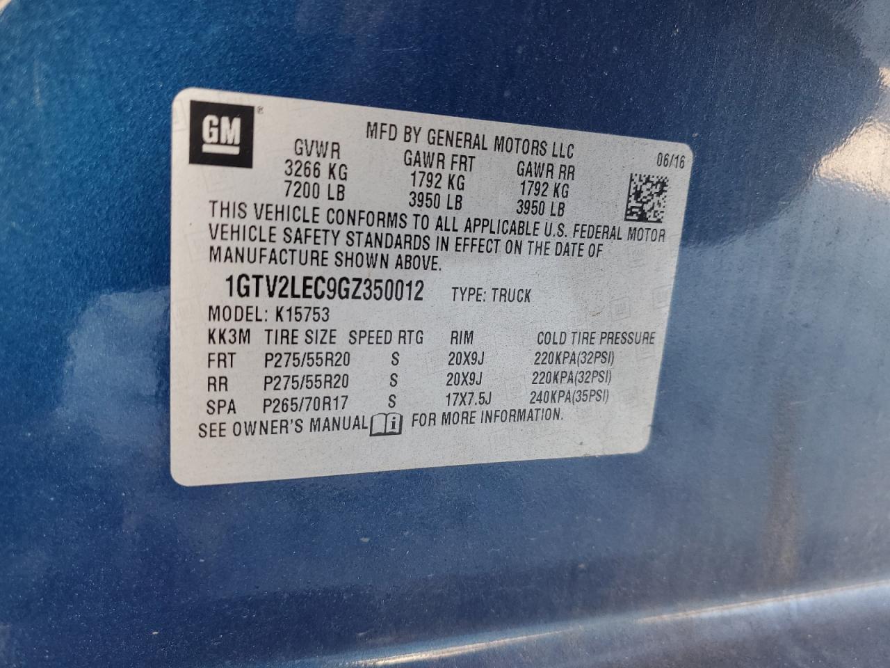 2016 GMC Sierra