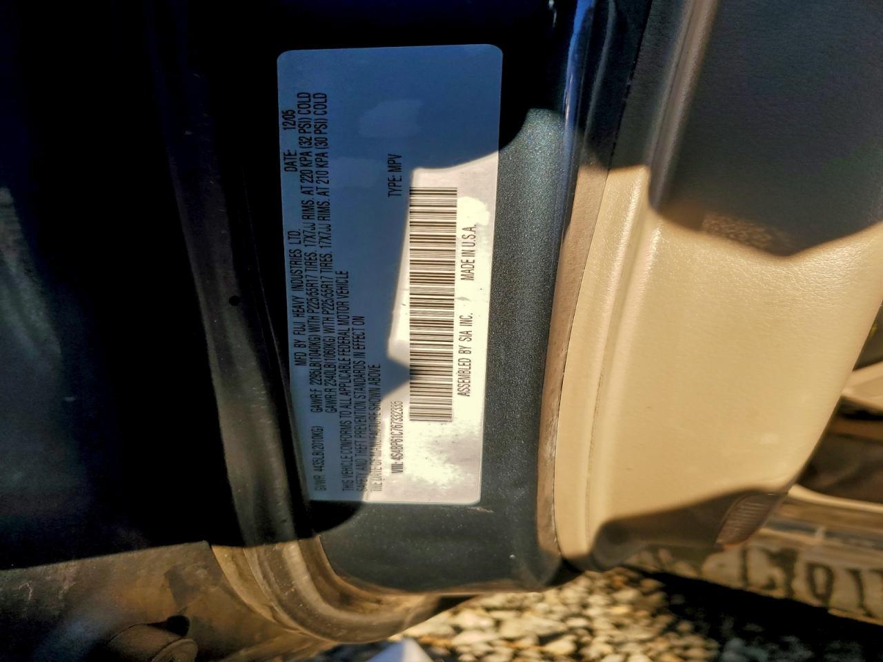 2006 SUBARU Legacy