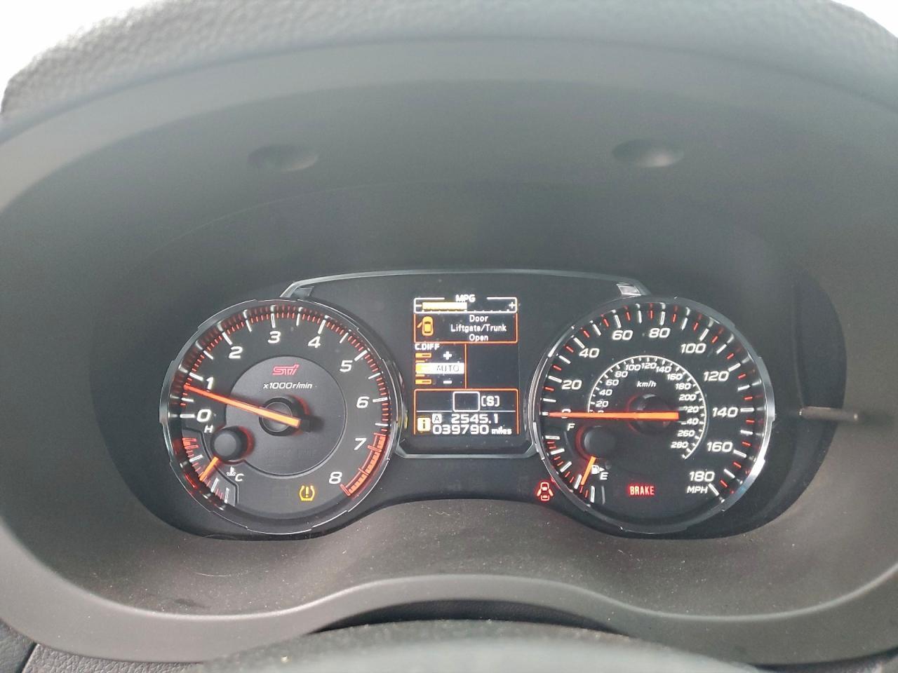 2020 SUBARU WRX