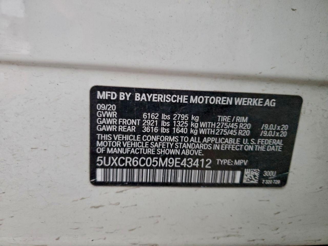 2021 BMW X5