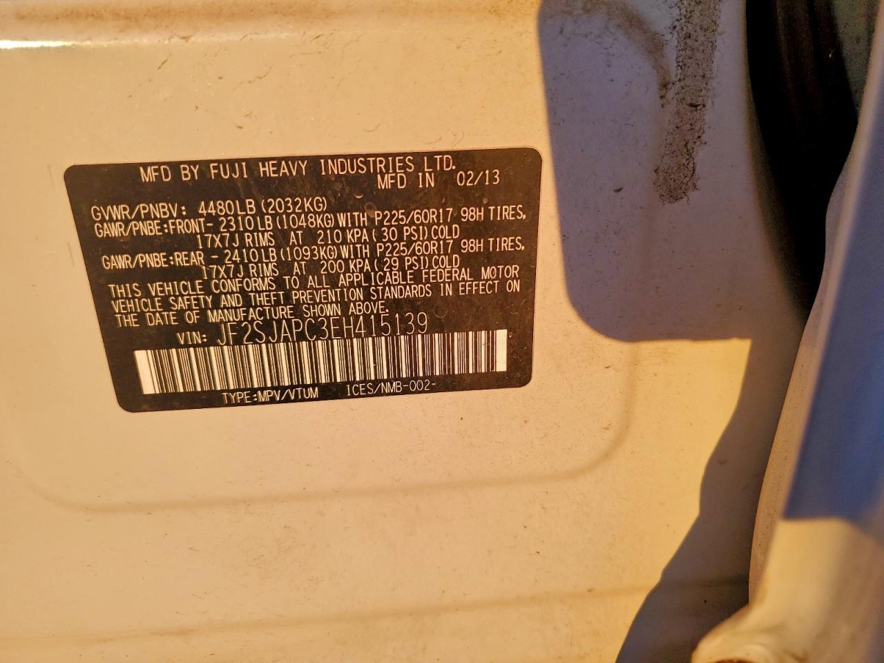 2014 SUBARU FORESTER