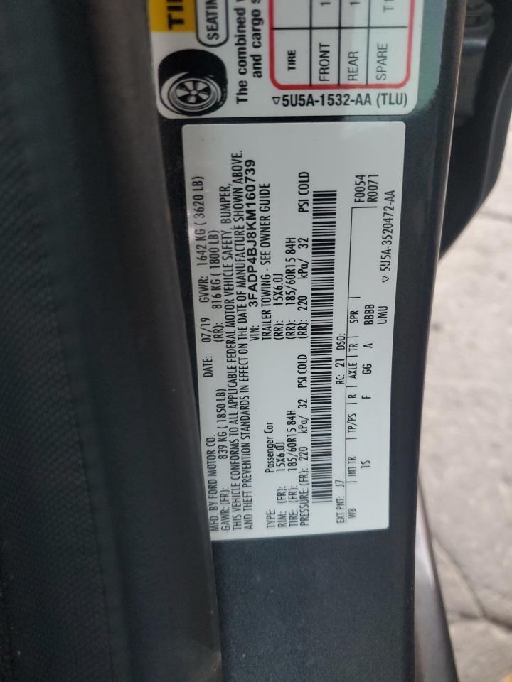 2019 FORD Fiesta