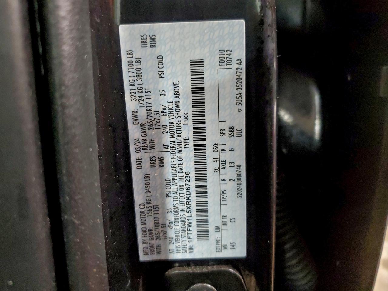 2024 FORD F-150
