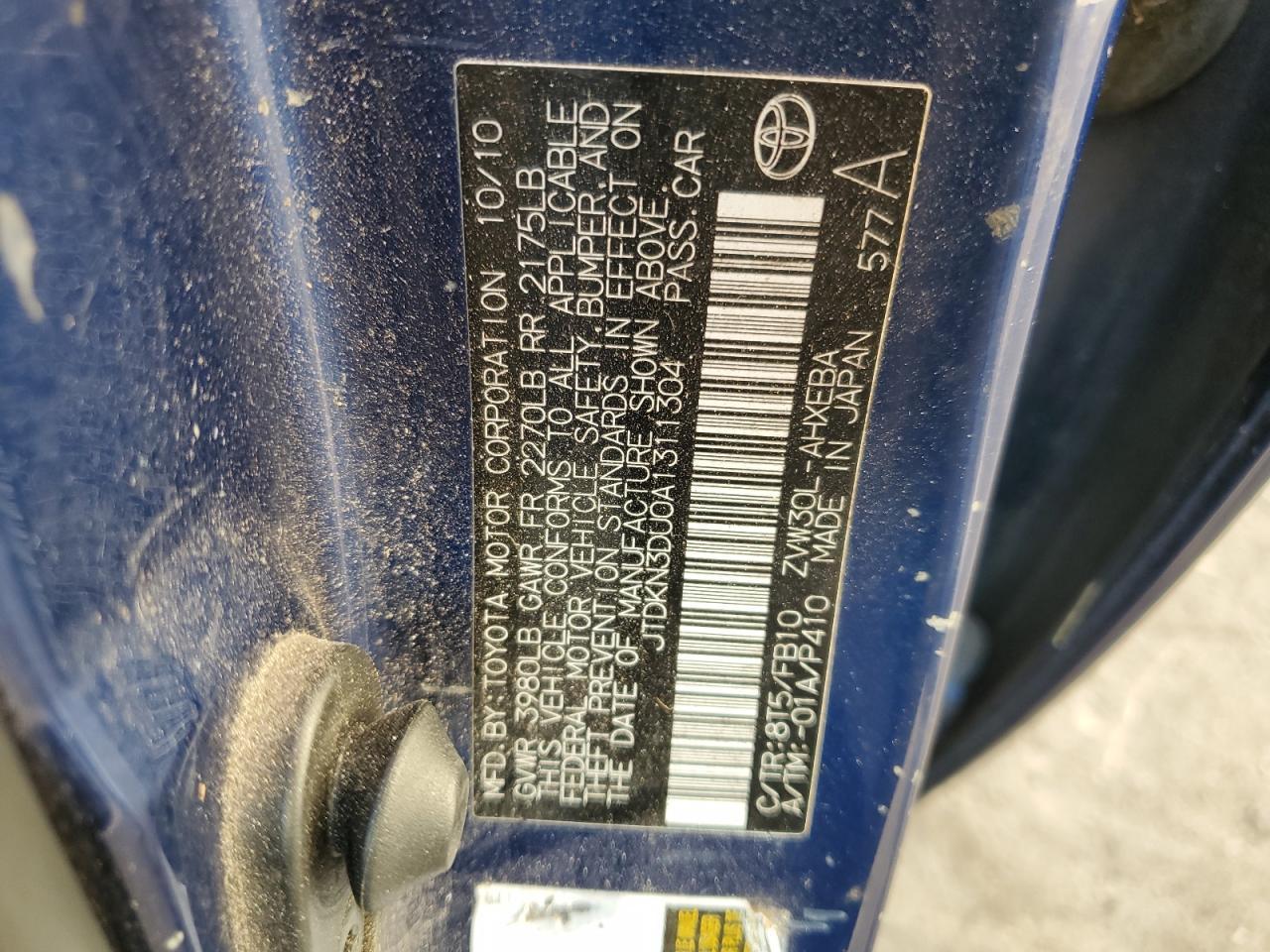 2010 TOYOTA PRIUS