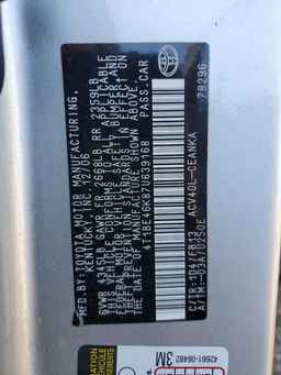2007 TOYOTA CAMRY
