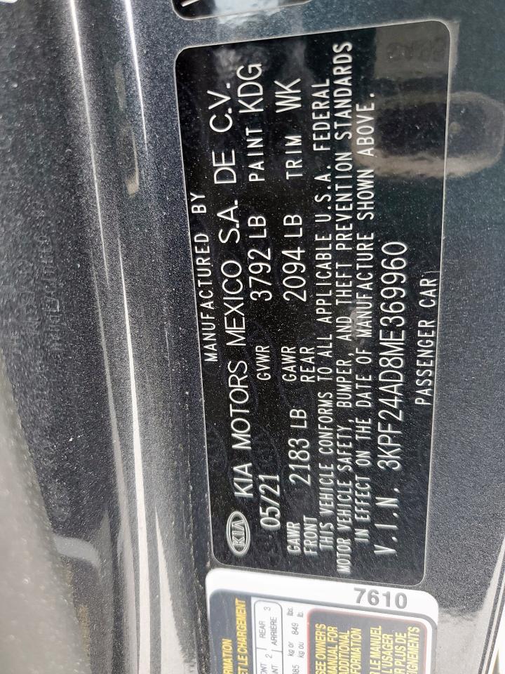 2021 KIA FORTE