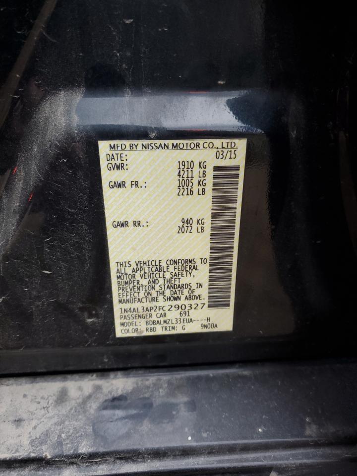 2015 NISSAN ALTIMA