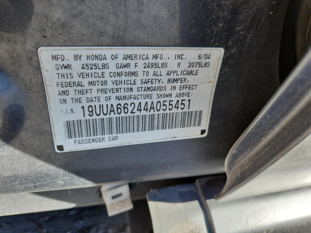 2004 ACURA TL